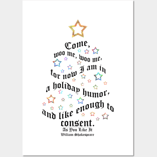 Shakespeare In A Holiday Humor Posters and Art